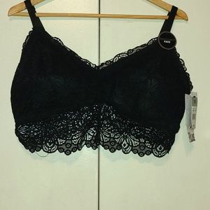 Black Bralette Plus Size